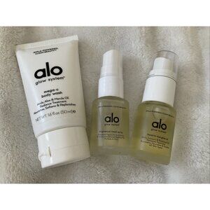 ALO Mega-C Body Wash, Head To Toe Glow Oil, & Magnesium Spray Set Lot 3